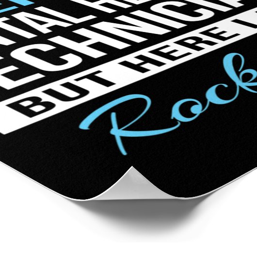 Health Technician Fun Gift Poster (Hoek)