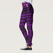 Health Text Leggings Kleuren kiezen (Links)