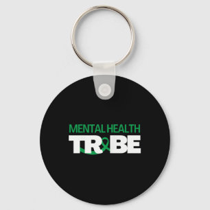 Health Tribe Geestelijke Gezondheid Bewustzijn Sleutelhanger