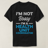 Health Unit Coordinator HUC Manager T-shirt (Design voorkant)