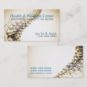 Health & Wellness Clinic, Chiropractic Care Visitekaartje (Voorkant / Achterkant)
