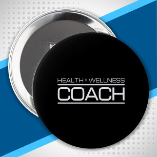 Health Wellness Coach Fitness Personal Trainer Gym Ronde Button 4,0 Cm