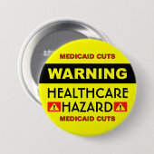Healthcare Hazard™ Knop Ronde Button 7,6 Cm (Voorkant /achterkant)