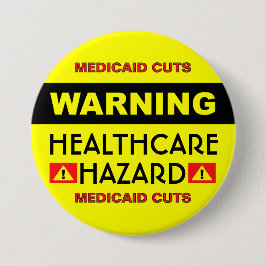 Healthcare Hazard™ Knop Ronde Button 7,6 Cm