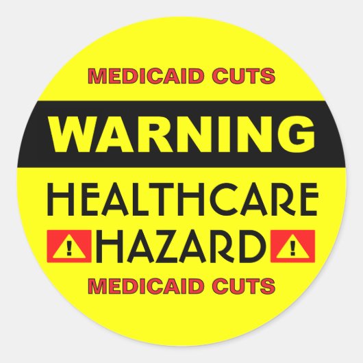 Healthcare Hazard™ Stickers (Voorkant)