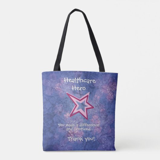 Healthcare Hero Canvas tas (Achterkant)