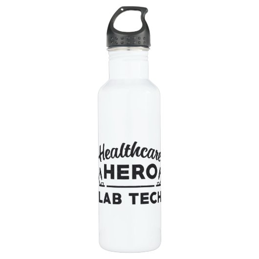Healthcare Hero Lab Tech Laboratory Technicia Waterfles (Voorkant)