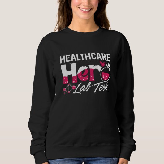 Healthcare Hero Lab Tech Laboratory Technician Trui (Voorkant)
