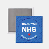 Healthcare Heroes | DANK U NHS Magneet (Voorkant / Achterkant)