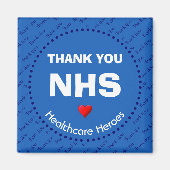 Healthcare Heroes | DANK U NHS Magneet (Voorkant)