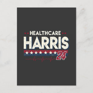 HealthCare Hotties voor Harris 24 Kamala Walz Nurs Briefkaart