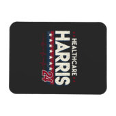 HealthCare Hotties voor Harris 24 Kamala Walz Nurs Magneet (Horizontaal)
