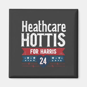 HealthCare Hotties voor Harris 24 Kamala Walz Nurs Magneet