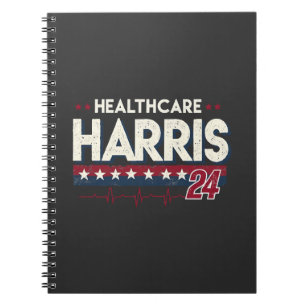 HealthCare Hotties voor Harris 24 Kamala Walz Nurs Notitieboek