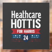 HealthCare Hotties voor Harris 24 Kamala Walz Nurs Raamsticker (Vel 2)