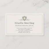 Healthcare Insurance Advisor Visitekaartje (Voorkant)