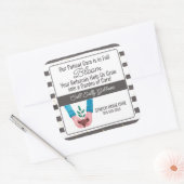 Healthcare plant Care in Bloom Carer Referral Vierkante Sticker (Envelop)