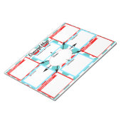 Healthcare Student Concept Kaart Sjabloon Notitieblok (Schuin)