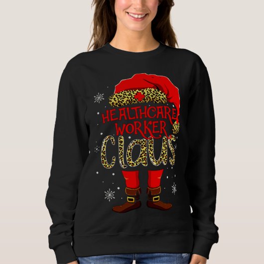 Healthcare worker Claus Leopard ELF Trui (Voorkant)