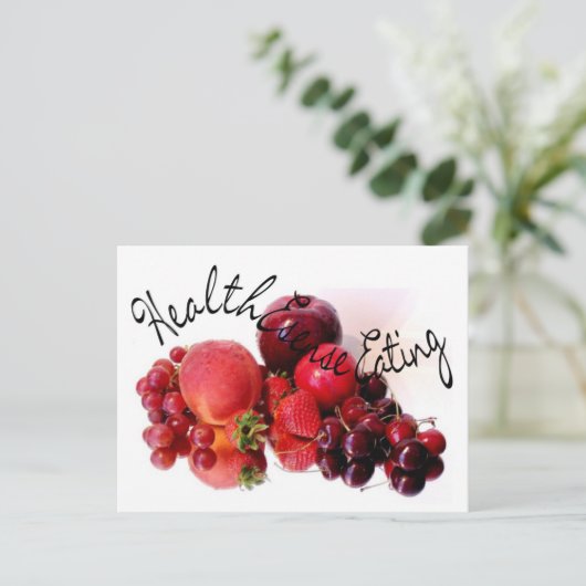 HealthEsense Eten Briefkaart (Staand voorkant)