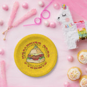 Healthier Food Pyramide Papieren Bordje (Feest)