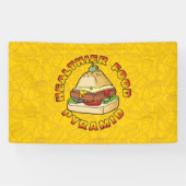 Healthier Food Pyramide Spandoek (Horizontaal)