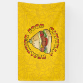 Healthier Food Pyramide Spandoek (Verticaal)