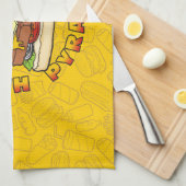 Healthier Food Pyramide Theedoek (Quarter Fold)