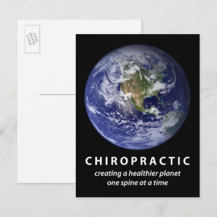 Healthier Planet Chiropractic Briefkaart