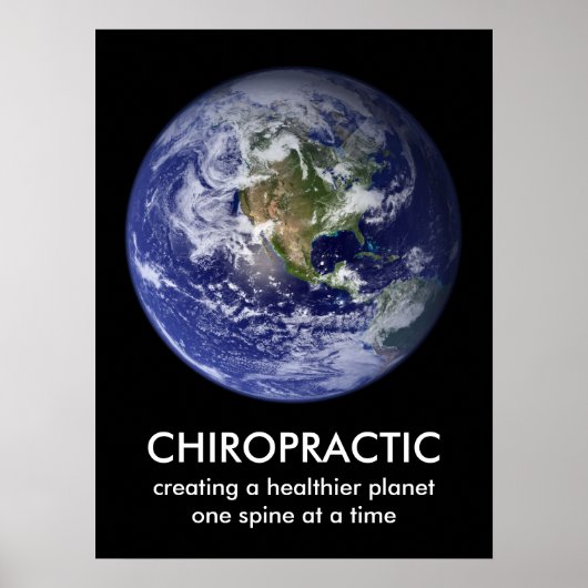 Healthier Planet Chiropractic Print (Voorkant)