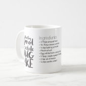 Healthy Almond Chocolate Mok Cake Recipe-reg mok (Voorkant links)