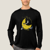 Healthy Banana Mood  Tri-Blend Shirt (Voorkant volledig)