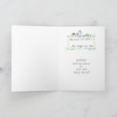 "Healthy" Birthday Card Kaart (Binnen)