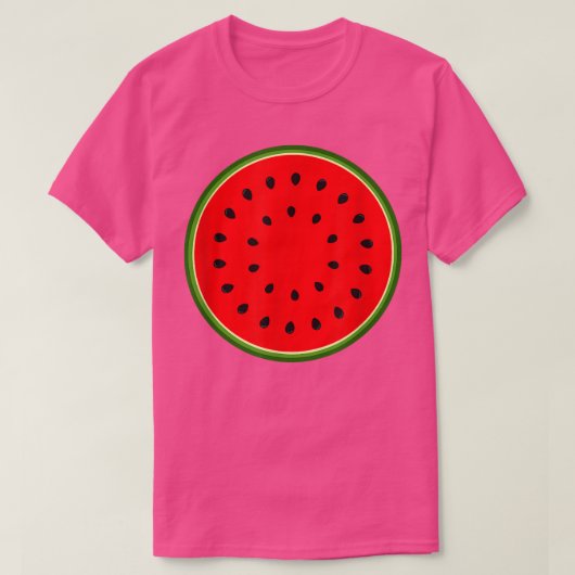 Healthy Delicious Cool Vegetarian Vegan Watermelon T-shirt (Design voorkant)