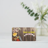 Healthy Food / Chef / Cooking Instructor Visitekaartje (Staand voorkant)