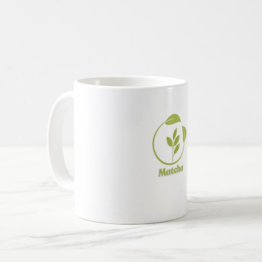 Healthy Green Matcha Mug Koffiemok (Voorkant links)