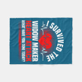 Healthy Heart Disease, Heart Surgery &amp; Cardiac Fleece Deken (Voorkant (Horizontaal))