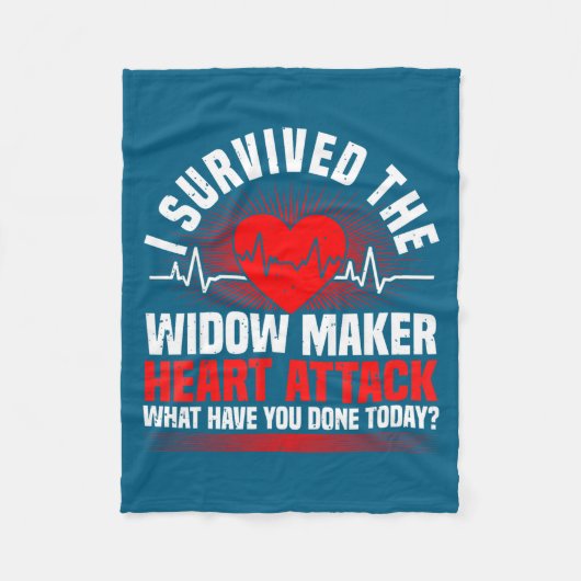 Healthy Heart Disease, Heart Surgery &amp; Cardiac Fleece Deken (Voorkant)