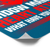 Healthy Heart Disease, Heart Surgery &amp; Cardiac Poster (Hoek)