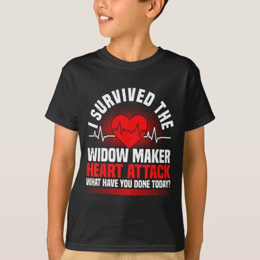 Healthy Heart Disease, Heart Surgery &amp; Cardiac T-shirt (Voorkant)