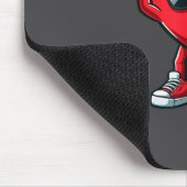 Healthy Heart Heart Disease Awareness Weightliftin Muismat (Hoek)