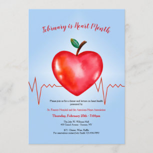 Healthy Heart Invitation Kaart