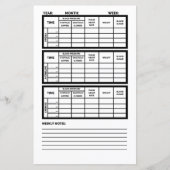 Healthy Heart Journal Paper Page 3 Sjabloon (Voorkant)