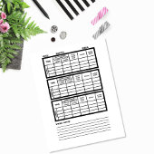 Healthy Heart Journal Paper Page 3 Sjabloon