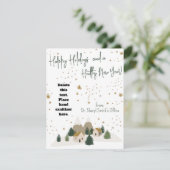 Healthy Holiday Winter Hand Sanitizer Gift Card Kaart (Staand voorkant)