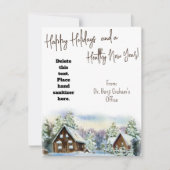 Healthy Holiday Winter Hand Sanitizer Gift Card Kaart (Voorkant)