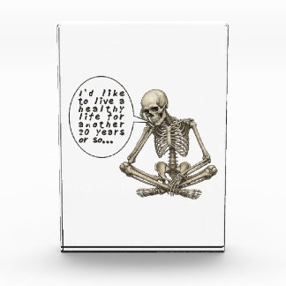 Healthy Life Can Wait Skeleton Fotoblokken