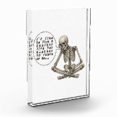 Healthy Life Can Wait Skeleton Fotoblokken (Links)