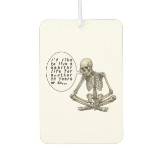 Healthy Life Can Wait Skeleton Luchtverfrisser