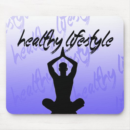 Healthy Lifestyle Mousepad Muismat (Voorkant)